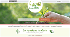 Desktop Screenshot of alimentation.bioetbienetre.fr