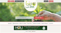 Desktop Screenshot of evenements.bioetbienetre.fr